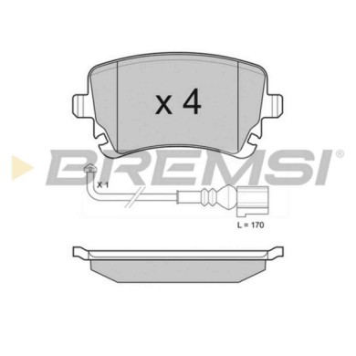 BP3140.JPG Kit Pastiglie Freno Posteriore Volkswagen Multivan T5 (7hm 7hn 7hf 7ef 7em 7en) Bp3140 7e0 698 451 S.f. Lucas - Girli