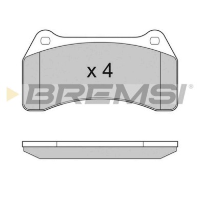 BP3154.JPG Kit Pastiglie Freno Anteriore Jaguar S-type Xj Seat Cordoba Ibiza Ii Bp3154 2c224018 S.f. Brembo Bremsi