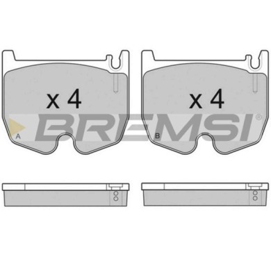 BP3163.JPG Kit Pastiglie Freno Anteriore Mercedes-benz Classe E (w211) Bp3163 003 420 53 20 S.f. Brembo Bremsi