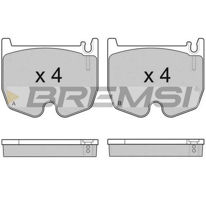 BP3163.JPG Kit Pastiglie Freno Anteriore Mercedes-benz Classe E (w211) Bp3163 003 420 53 20 S.f. Brembo Bremsi
