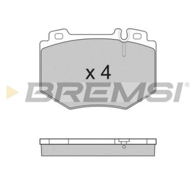 BP3166.JPG Kit Pastiglie Freno Anteriore Mercedes-benz Classe S Bp3166 003 420 33 20 S.f. Brembo Bremsi