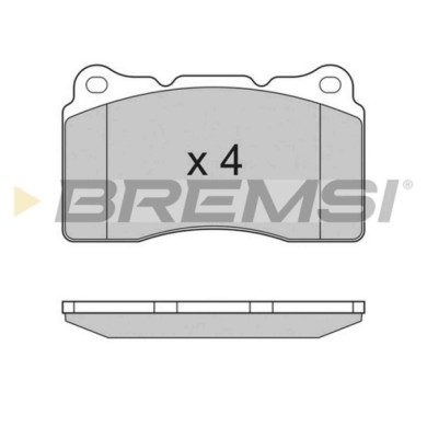 BP3167.JPG Kit Pastiglie Freno Anteriore Renault Megane Iii Coupú Volvo S60 I V70 Ii Bp3167 41 06 033 03r S.f. Brembo Bremsi
