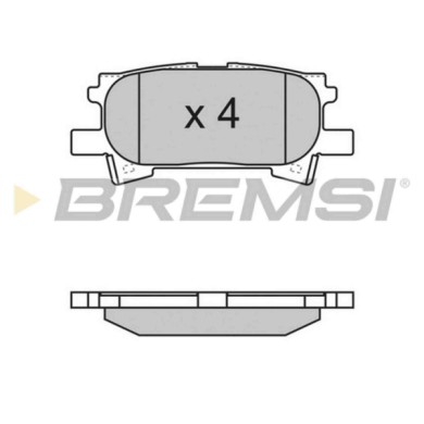 BP3169.JPG Kit Pastiglie Freno Posteriore Lexus Rx Bp3169 04466-48030 S.f. Sumitomo Bremsi