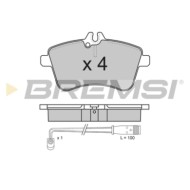 BP3172.JPG Kit Pastiglie Freno Anteriore Mercedes-benz Classe A Classe B Bp3172 169 420 12 20 S.f. Bosch Bremsi