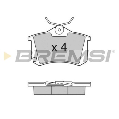 BP3175.JPG Kit Pastiglie Freno Posteriore Audi A2 Seat Toledo Iii Volkswagen Golf V Bp3175 1k0698451a S.f. Lucas Girling Bremsi
