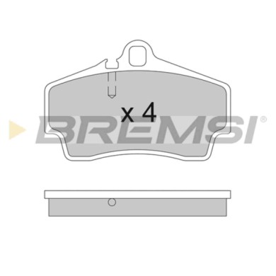 BP3176.JPG Kit Pastiglie Freno Posteriore Porsche 911 911 Cabriolet 911 Targa Boxster Boxster Spyder Cayman Bp3176 986 352 939 0