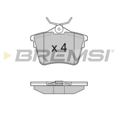 BP3183.JPG Kit Pastiglie Freno Posteriore Citro-n C5 Iii C5 Iii Break Peugeot 407 407 Coupú 407 Sw 607 Bp3183 16 172 647 80 Brem