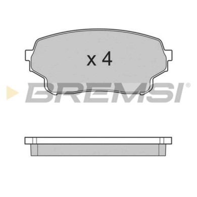 BP3205.JPG Kit Pastiglie Freno Anteriore Suzuki Grand Vitara Ii Grand Vitara I Bp3205 55200-50j00 S.f. Akebono Bremsi