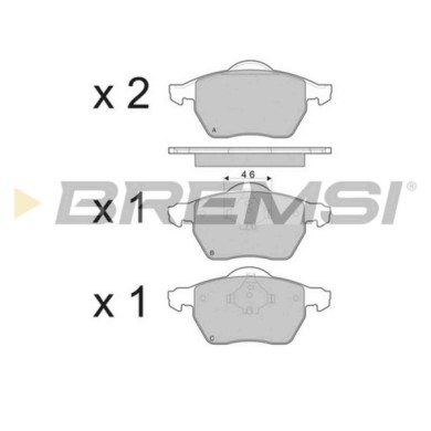 BP3213.JPG Kit Pastiglie Freno Anteriore Volvo C70 I Cabriolet C70 I Coupú S70 V70 I Xc70 Cross Country Bp3213 3 126 279 5 S.f. 