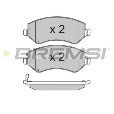 BP3221.JPG Kit Pastiglie Freno Anteriore Chrysler Voyager Iv Dodge Caravan Jeep Cherokee Bp3221 00kv1016349ac S.f. Lucas Girling