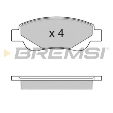 BP3225.JPG Kit Pastiglie Freno Anteriore Citro-n C1 C1 Ii Peugeot 107 108 Toyota Aygo Bp3225 16 114 569 80 S.f. Bosch Bremsi