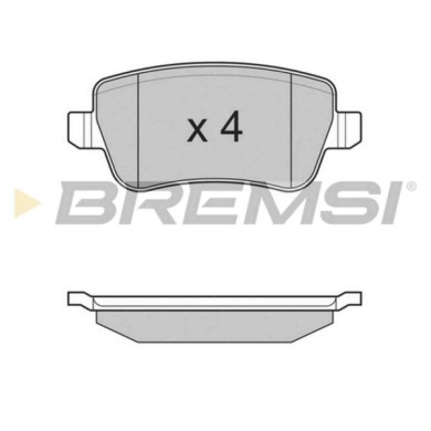 BP3227.JPG Kit Pastiglie Freno Posteriore Fiat Croma Croma Cassone/furgonato/promiscuo Bp3227 7 177 221 9 S.f. Lucas Girling Bre