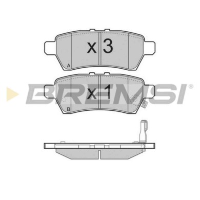 BP3257.JPG Kit Pastiglie Freno Posteriore Nissan Pathfinder Iii Bp3257 44060-ea090 S.f. Tokico Bremsi