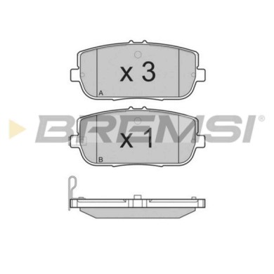 BP3261.JPG Kit Pastiglie Freno Posteriore Mazda Mx-5 Iii Mx-5 Iv Mx-5 Rf Targa Fiat 124 Spider Bp3261 N1y3-26-43za S.f. Sumitomo