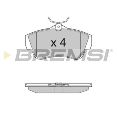 BP3284.JPG Kit Pastiglie Freno Posteriore Citroen Jumpy Ii Furgonato Bp3284 16 118 395 80 S.f. Lucas Girling Bremsi