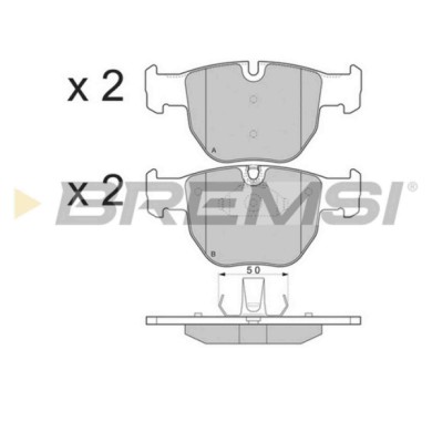 BP3287.JPG Kit Pastiglie Freno Posteriore Land Rover Range Rover Iii Bp3287 Sfc000010 S.f. Ate Bremsi