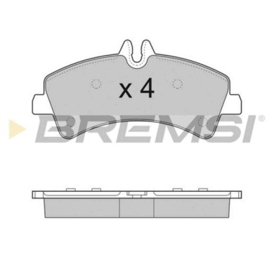BP3291.JPG Kit Pastiglie Freno Posteriore Mercedes-benz Sprinter 4,6-t Furgonato (b906) Bp3291 004 420 81 20 S.f. Bosch Bremsi