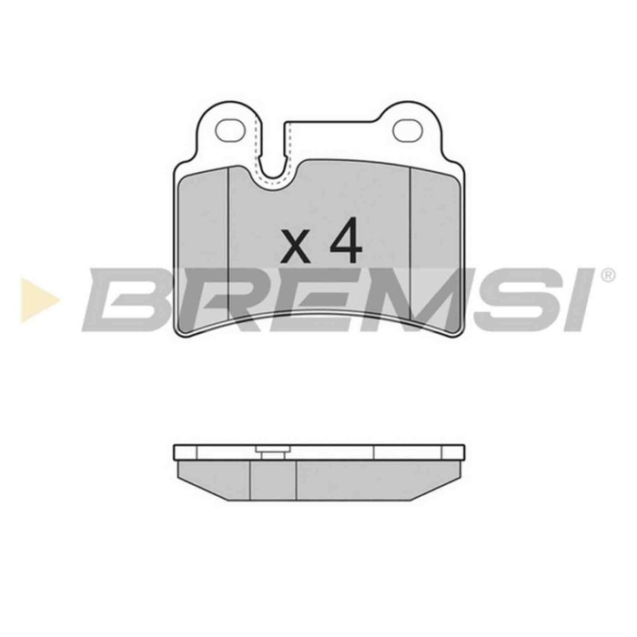 BP3302.JPG Kit Pastiglie Freno Posteriore Volkswagen Touareg Bp3302 7l6698451b S.f. Brembo Bremsi