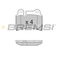BP3302.JPG Kit Pastiglie Freno Posteriore Volkswagen Touareg Bp3302 7l6698451b S.f. Brembo Bremsi