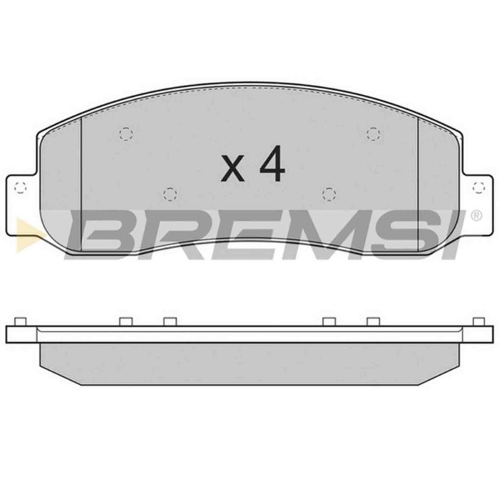 BP3306.JPG Kit Pastiglie Freno Anteriore Ford F-250 Bp3306 8c3z2001c S.f. Trw Bremsi