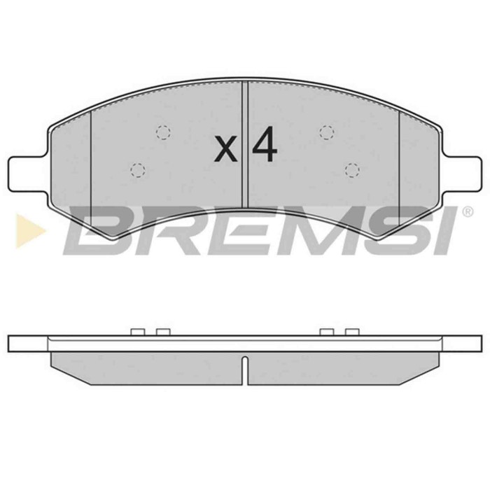 BP3310.JPG Kit Pastiglie Freno Anteriore Dodge Ram 1500 Crew Cab Pickup Bp3310 S.f. Sumitomo Bremsi