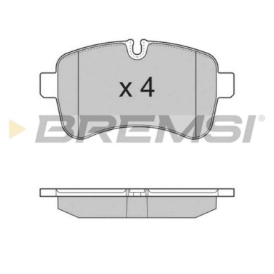 BP3315.JPG Kit Pastiglie Freno Posteriore Iveco Daily Iv Furgonato Bp3315 42555917 S.f. Brembo Bremsi