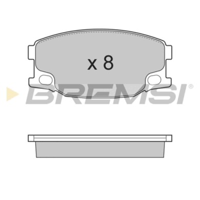 BP3318.JPG Kit Pastiglie Freno Anteriore Mitsubishi Canter (fe5 Fe6) Vi Bp3318 Mc894601 S.f. Sunitomo Bremsi