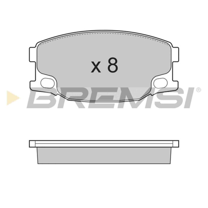 BP3318.JPG Kit Pastiglie Freno Anteriore Mitsubishi Canter (fe5 Fe6) Vi Bp3318 Mc894601 S.f. Sunitomo Bremsi