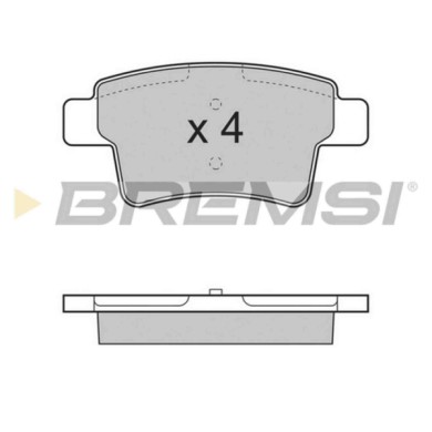 BP3331.JPG Kit Pastiglie Freno Posteriore Citro-n C4 Grand Picasso I C4 Picasso I Mpv/space Wagon C4 I Tre Volumi Bp3331 16 111 