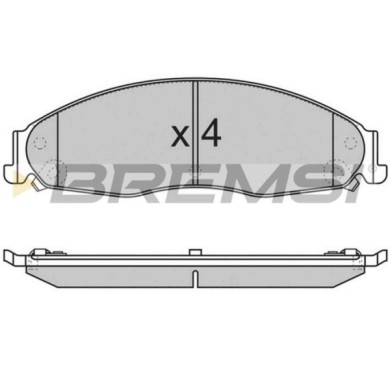 BP3344.JPG Kit Pastiglie Freno Anteriore Cadillac Cts Sts Bp3344 88959947 Bremsi