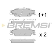 BP3345.JPG Kit Pastiglie Freno Posteriore Cadillac Cts Sts Bp3345 85735537 Bremsi