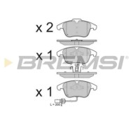 BP3348.JPG Kit Pastiglie Freno Anteriore Audi A4 A4 Avant A5 A4 Allroad A5 Cabriolet A5 Sportback Q5 Bp3348 8k0 698 151 F S.f. A