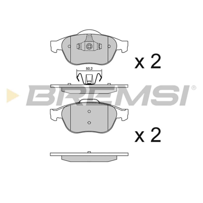 BP3356.JPG Kit Pastiglie Freno Anteriore Renault Grand Sc+nic Ii (jm0/1) Bp3356 41 06 007 56r S.f. Ate Bremsi