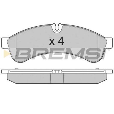 BP3365.JPG Kit Pastiglie Freno Posteriore Iveco Daily Iv Furgonato Bp3365 425 556 33 Predisposto Contatto Segnalazione Usura S.f