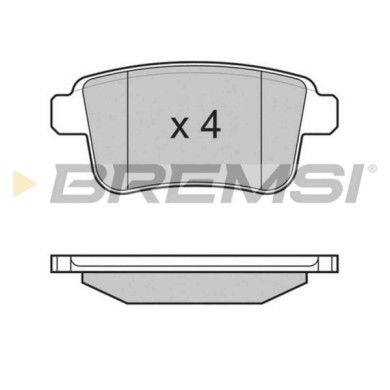 BP3368.JPG Kit Pastiglie Freno Posteriore Mercedes-benz Citan Cassone/limousine Spaziosa (w415) Bp3368 415 421 04 00 S.f. Lucas 