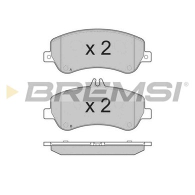 BP3385.JPG Kit Pastiglie Freno Anteriore Mercedes-benz Classe Glk Bp3385 54204820 Predisposto Per Contatto Segnalazione Usura S.