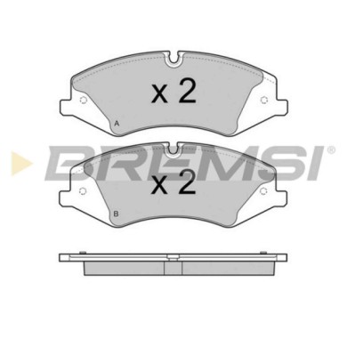 BP3415.JPG Kit Pastiglie Freno Anteriore Land Rover Discovery Iv (l319) Bp3415 Lr-021253 Predisposto Per Contatto Segnalazione U