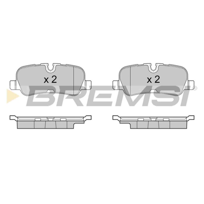 BP3417.JPG Kit Pastiglie Freno Posteriore Land Rover Discovery Iii (l319) Bp3417 Lr-012993 S.f. Trw Bremsi