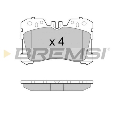 BP3462.JPG Kit Pastiglie Freno Anteriore Lexus Ls Bp3462 04465-0w110 S.f. Advics Bremsi