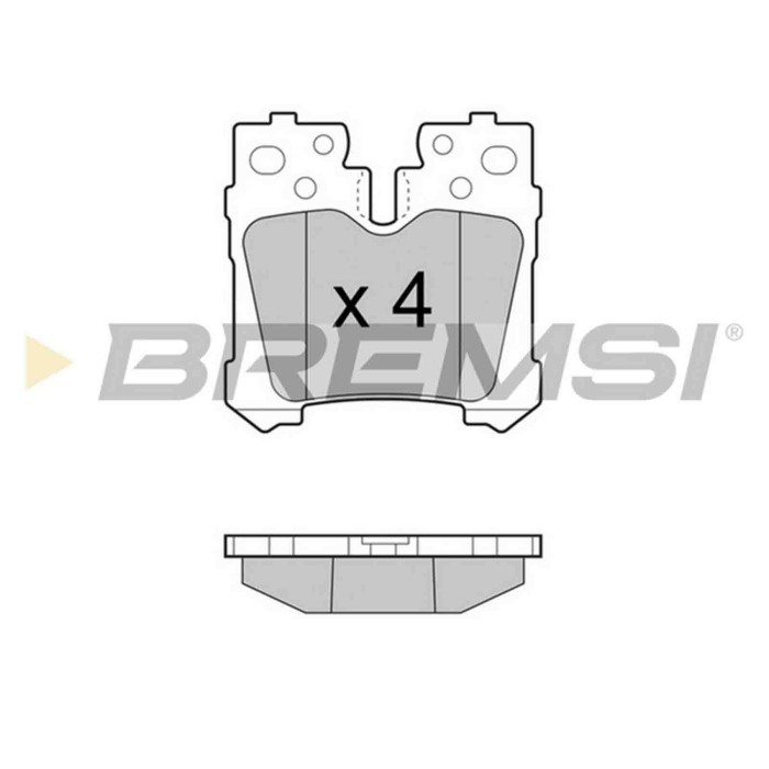 BP3463.JPG Kit Pastiglie Freno Posteriore Lexus Ls Bp3463 04466-0w010 S.f. Advics Bremsi