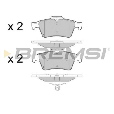 BP3465.JPG Kit Pastiglie Freno Posteriore Peugeot 508 Sw I 508 I 508 Sw Cassone/furgonato/promiscuo Bp3465 16 197 903 80 S.f. At