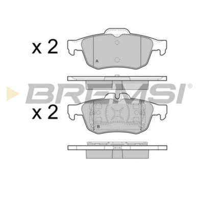 BP3468.JPG Kit Pastiglie Freno Posteriore Renault Latitude Talisman Talisman Grandtour Bp3468 44 06 021 54r S.f. Ate Bremsi