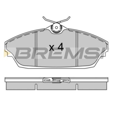BP3505.JPG Kit Pastiglie Freno Anteriore Tata Xenon Pick-up Bp3505 2719-4210-0114 S.f. Girling Bremsi