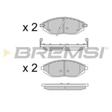 BP3513.JPG Kit Pastiglie Freno Anteriore Chevrolet Spark Bp3513 9668 2858 S.f. Akebono Bremsi
