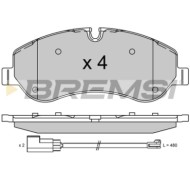 BP3525.JPG Kit Pastiglie Freno Anteriore Ford Tourneo Custom V362 Autobus (f3) Bp3525 03h23d05 Con Contatto Segnalazione Usura S