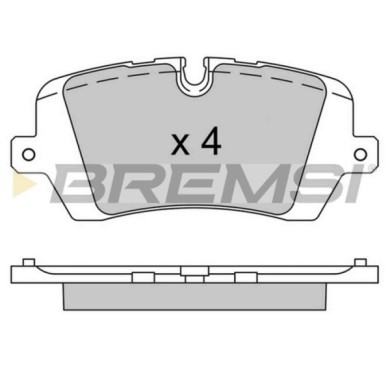 BP3533.JPG Kit Pastiglie Freno Posteriore Land Rover Range Rover Iv (l405) Bp3533 Lpla-2m008-ea S.f. Trw Bremsi