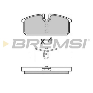 BP3542.JPG Kit Pastiglie Freno Posteriore Renault Twizy Bp3542 44 06 026 19r S.f. Trw Bremsi