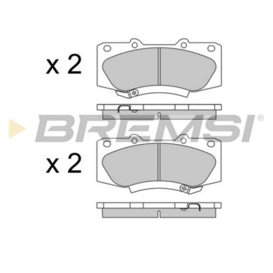 BP3549.JPG Kit Pastiglie Freno Anteriore Toyota Hilux Vii Pick-up Bp3549 04465-0k240 S.f. Sumitomo Bremsi