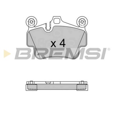 BP3564.JPG Kit Pastiglie Freno Anteriore Porsche Boxster Spyder Cayman 911 911 Cabriolet Boxster 911 Targa Bp3564 973 519 390 4 