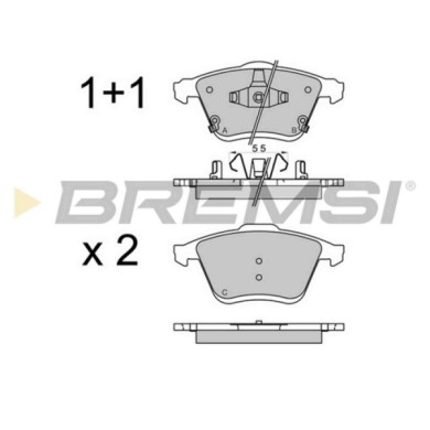BP3569.JPG Kit Pastiglie Freno Anteriore Mazda 6 Tre Volumi 3 3 Tre Volumi 6 Hatchback 6 Station Wagon Bp3569 Gpya-33-23gz S.f. 